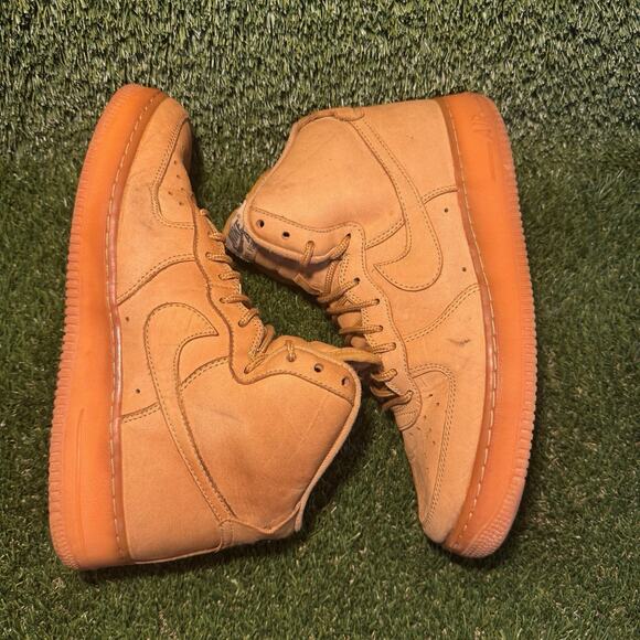 Size 9.5 - Nike Air Force 1 Mid Flax Women’s - Picture 3 of 7
